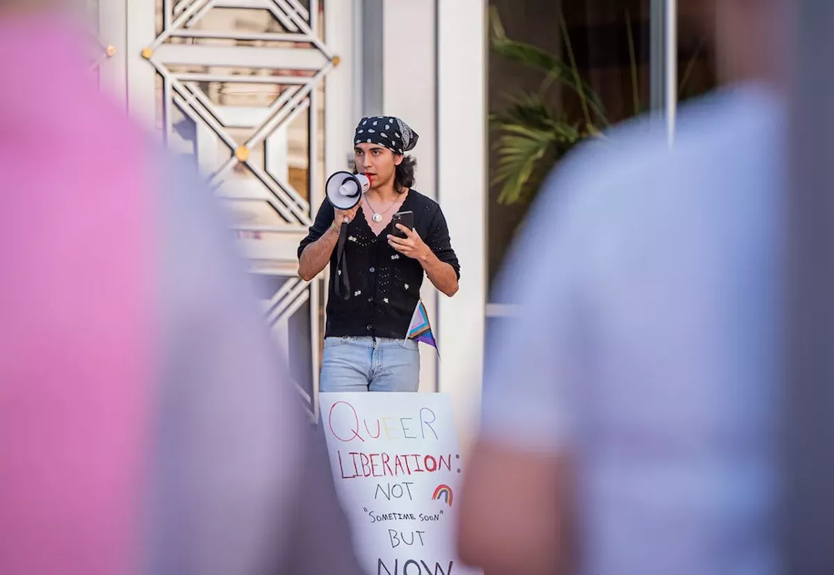 Image: Best Backdrop for a Protest: Orlando City Hall