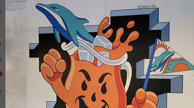 Best Drinking of the Kool-Aid: Andrew Spear ‘Kool-Aid Man’ mural at The Hideaway
