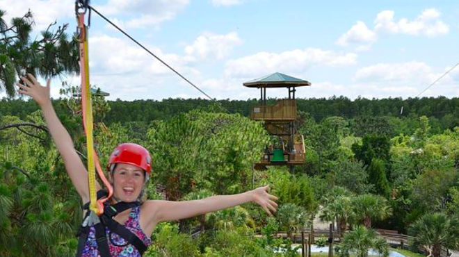 Best Zip Line or Ropes Course