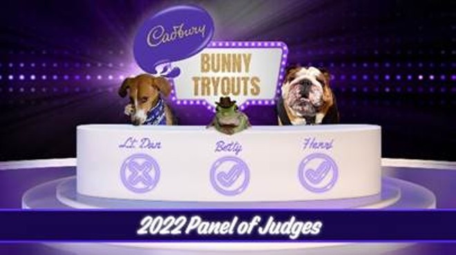 The annual Cadbury Bunny tryouts start on Monday to find this Easter's bunny. Betty the tree frog, last year's winner, is from the Orlando area.