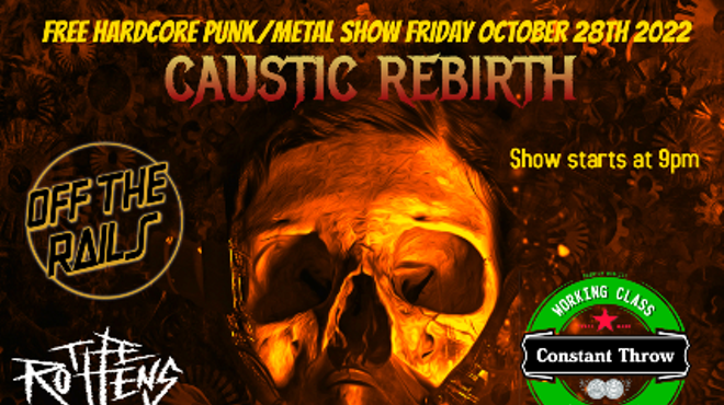 Caustic Rebirth, Off The Rails, The Rottens, Constant Throw
