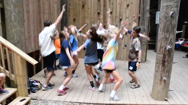 Screenshot from a March 2015 YMCA Camp High Harbour video