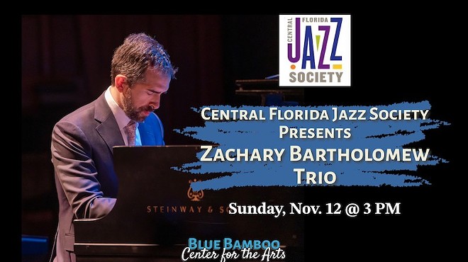 Central Florida Jazz Society Presents: Zach Bartholomew Trio