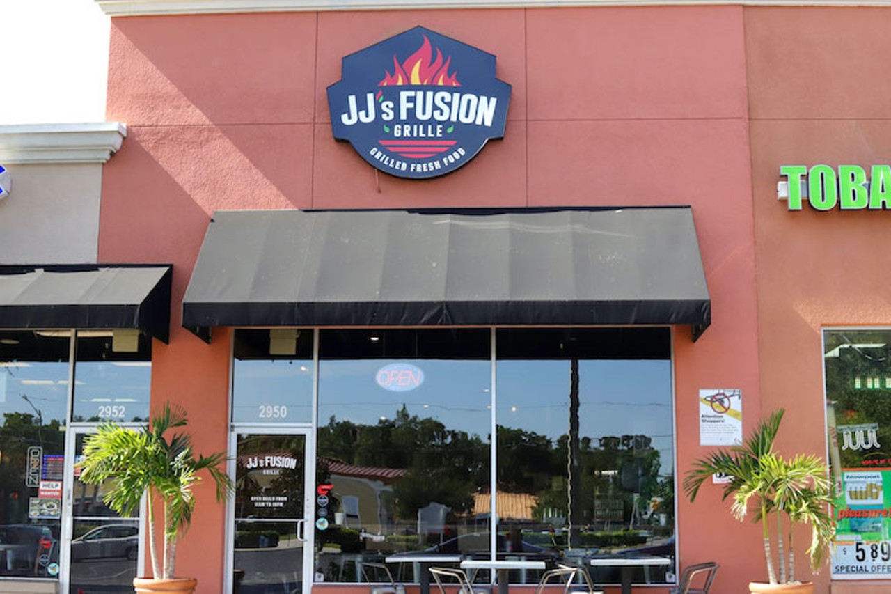JJ&#146;s Fusion Grille  
2950 Curry Ford Road, 407-802-2947
Ready for some Mexican and Mediterranean fusion? Try their fresh baked tortilla or pita chips with their fresh made guacamole. Pretty much everything on the menu makes for an affordable dinner date.  
Photo via JJ&#146;s Fusion Grille/Website