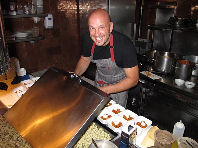 Chef Kevin Fonzo hard at work - photo by Faiyaz Kara