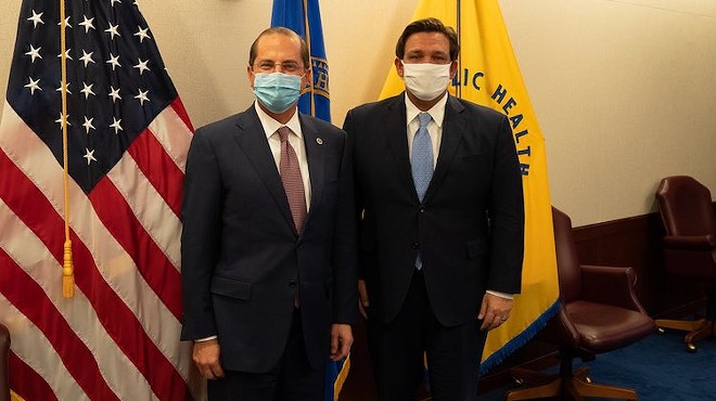 HHS Sec. Alex Azar and Ron DeSantis: One of these men will be out of a job soon