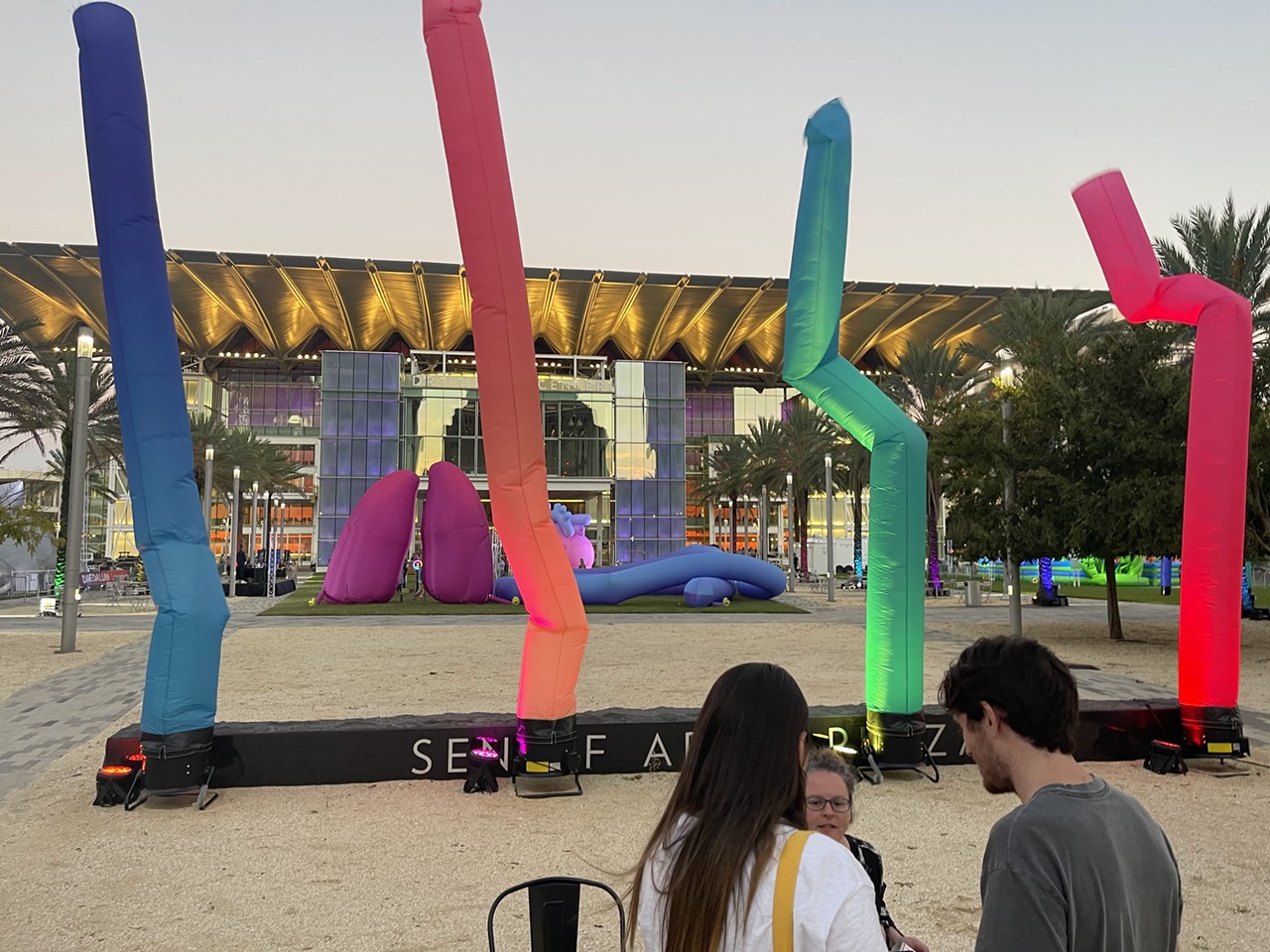 Creative City Project's latest Orlando installation 'Airplay' is an kaleidoscopic, inflatable labyrinth