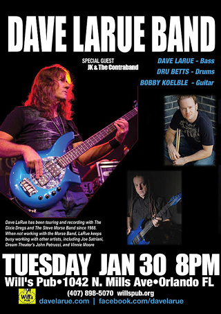 Dave Larue Band, JK and The Contraband