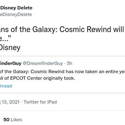 Disney parks fans react as Guardians of the Galaxy: Cosmic Rewind ride enters fourth year of construction