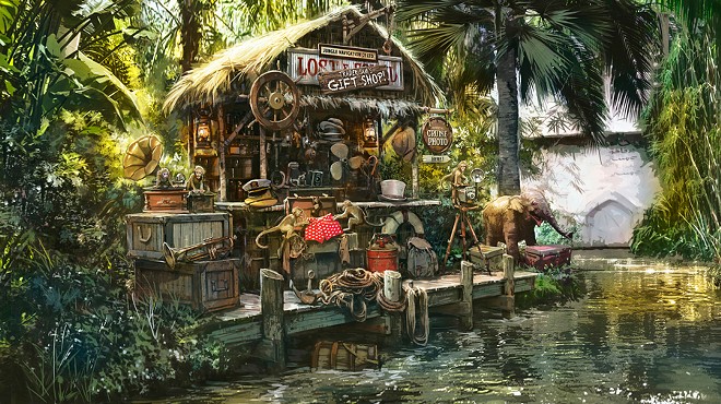 A new trading outpost (wink, wink) planned for Disney's updated Jungle Cruise ride.