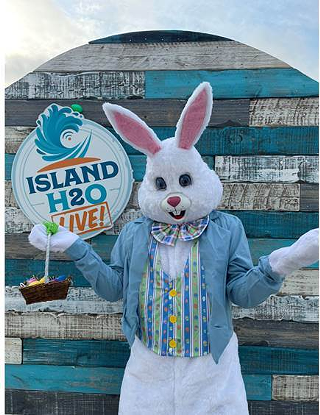 The Easter Bunny looks forward to welcoming guests to Egg-Stravaganza