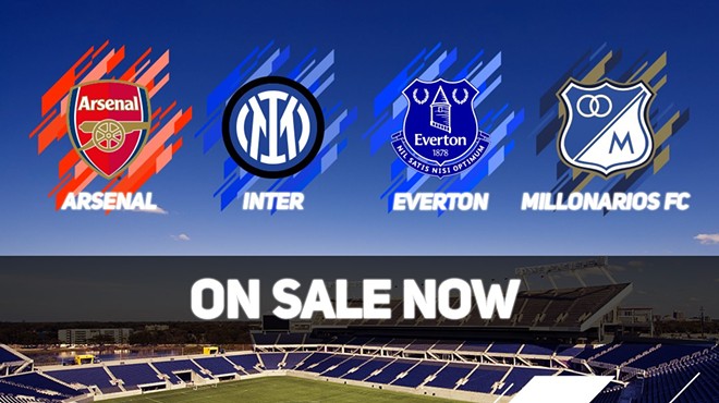 Arsenal, Everton, Inter Milan coming to Orlando for Florida Cup this summer