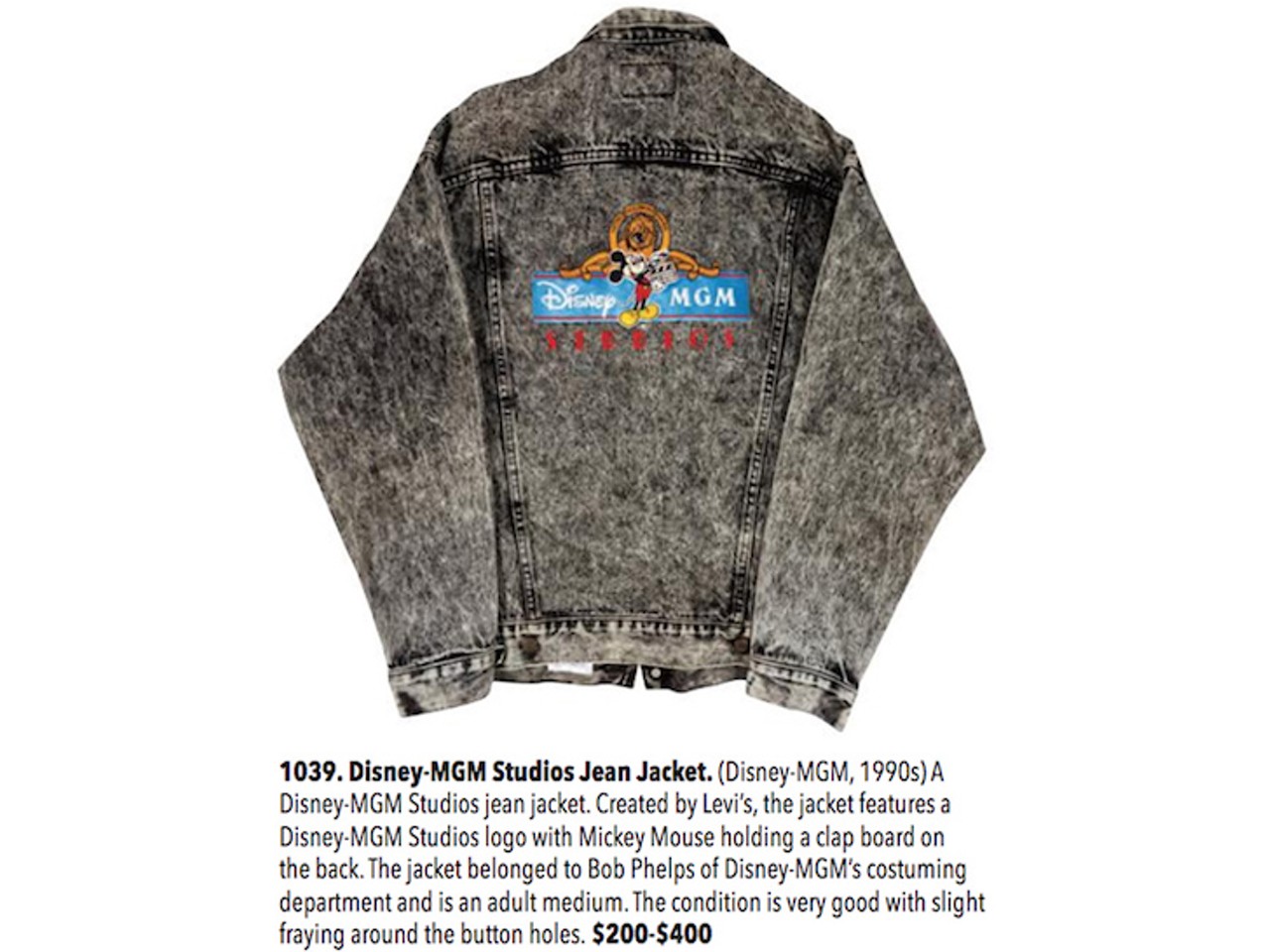 Every item from Walt Disney World up for sale at this weekend's enormous Disneyland auction