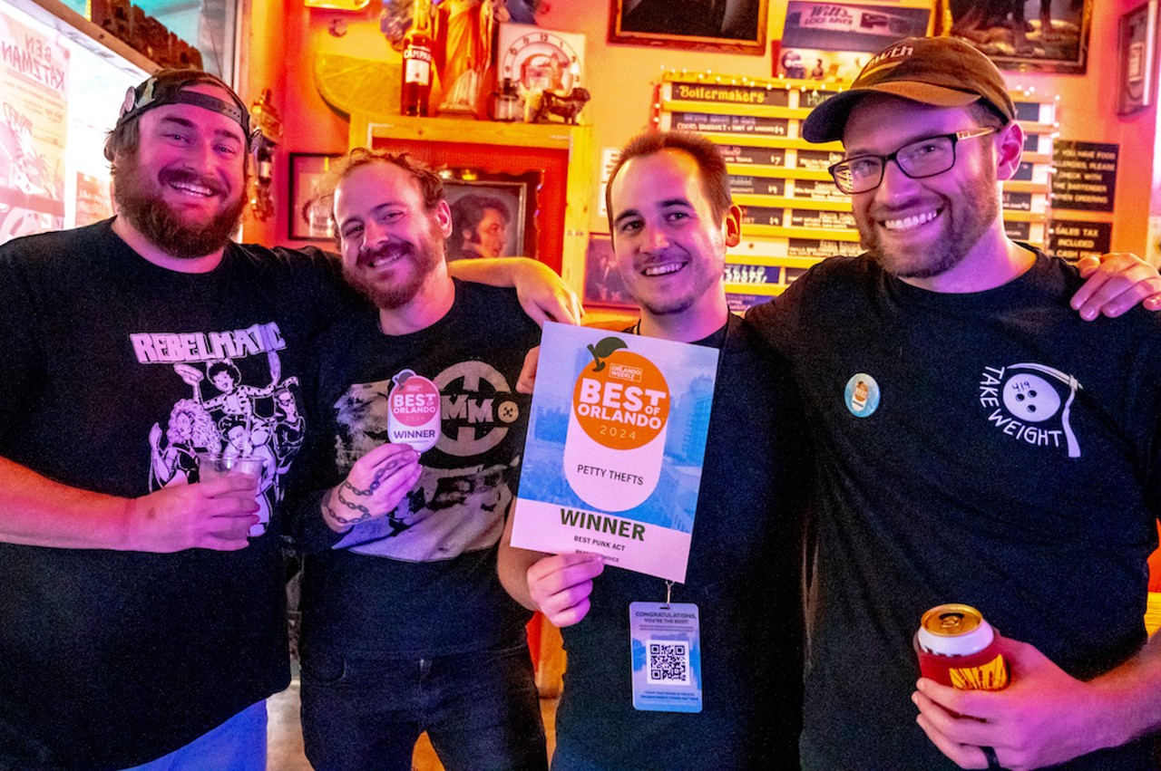 Revelers at the Official Unofficial “Best Of” Orlando Weekly Party and Award Pick-Up