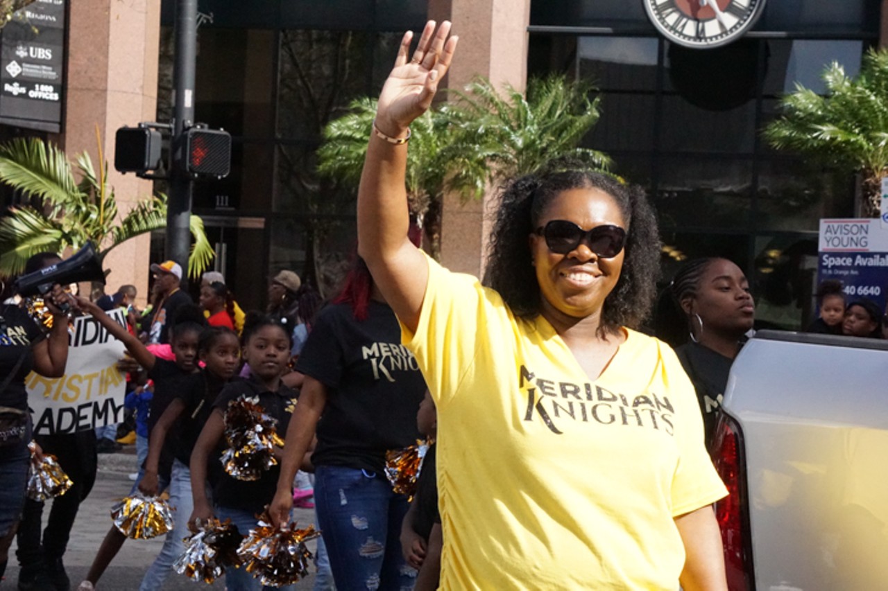 Everyone we saw at the Dr. Martin Luther King Jr. Parade