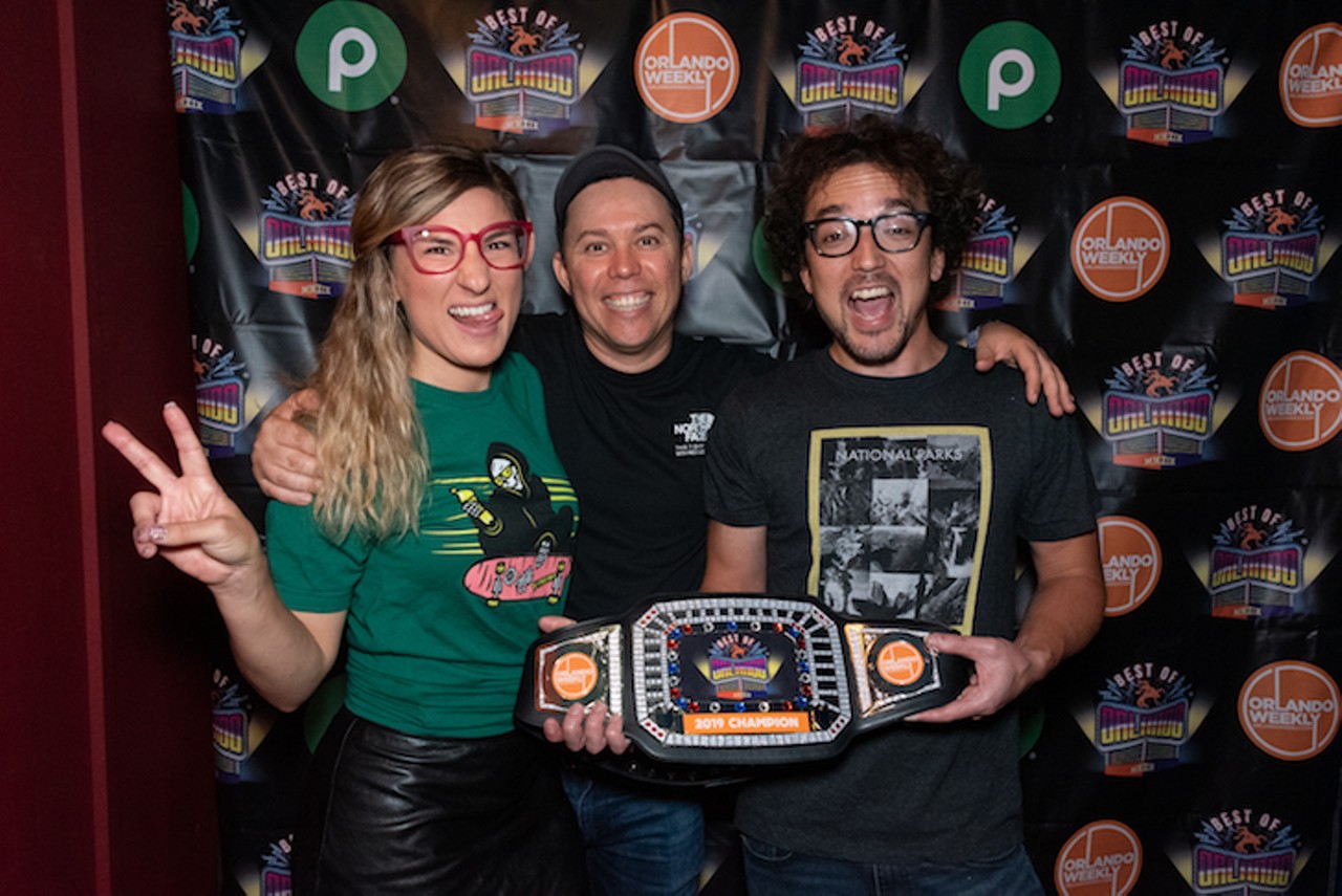 Everyone we saw at the Publix Photobooth at The Best of Orlando Party 2019