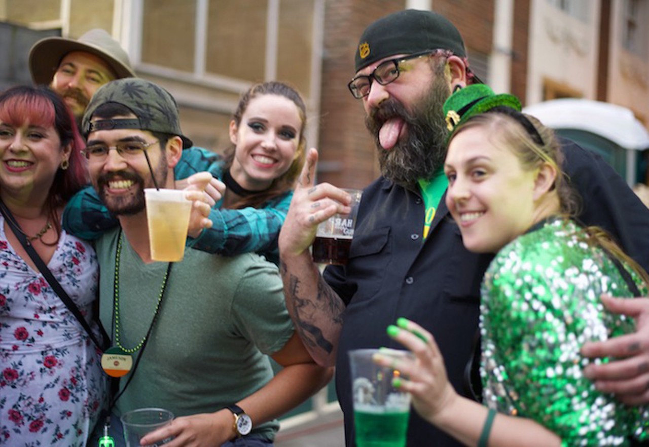 Everyone we saw in downtown Orlando on St. Patrick's Day