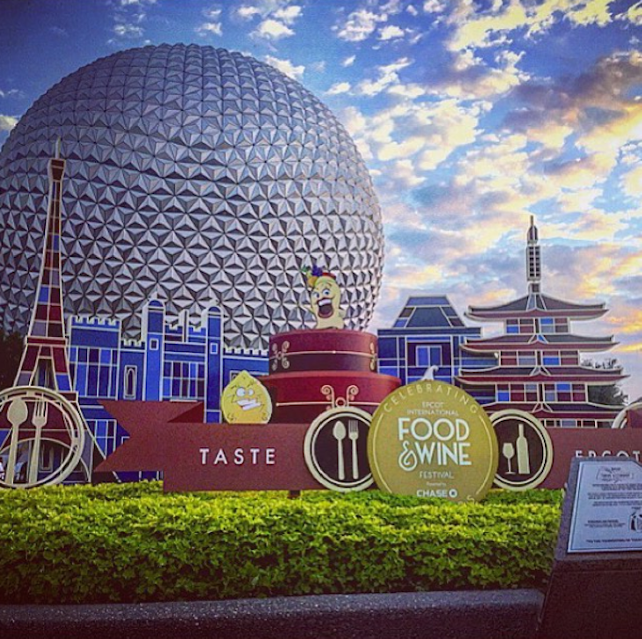 Epcot International Food And Wine Festival
Sept. 14-Nov. 14, Epcot,  200 Epcot Center Drive, 407-939-5277
Epcot&#146;s &#147;eating and drinking around the world&#148; festival enters its 21st year of allowing park goers to sample cuisine and alcoholic drinks from over 20 countries. Park admission required. 
Photo via riscompany/Instagram