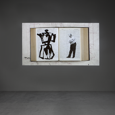 William Kentridge, (South African, b. 1955), Second-Hand Reading, 2013, Single channel HD video, The Alfond Collection of Contemporary Art, Gift of Barbara ’68 and Theodore ’68 Alfond, 2013.34.142. Image courtesy of the artist and Marian Goodman Gallery, New York.