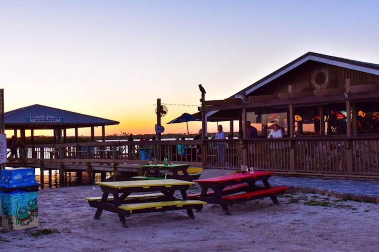 
JB's Fish Camp
859 Pompano Ave, New Smyrna Beach
With a beachside location, this fish camp offers a variety of activities such as fishing pole, kayak and paddleboard rentals in addition to their spicy Cajun-style food. Enjoy fried or blackened fish, sandwiches, shellfish, award-winning soups and more.