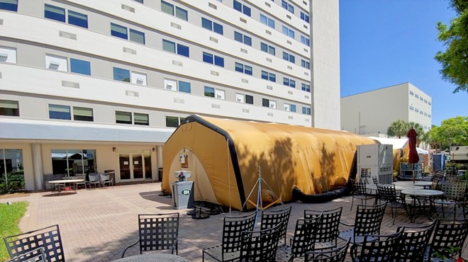 Orlando Health testing an inflatable hospital structure in April