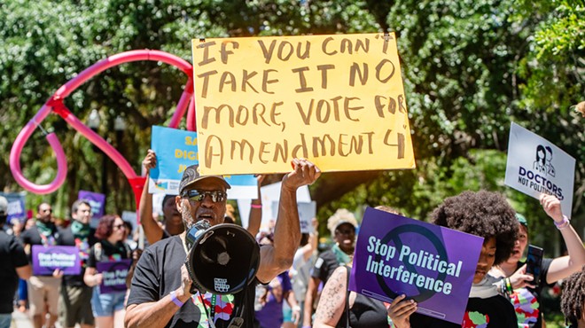 The Yes on 4 rally and March at Lake Eola Park