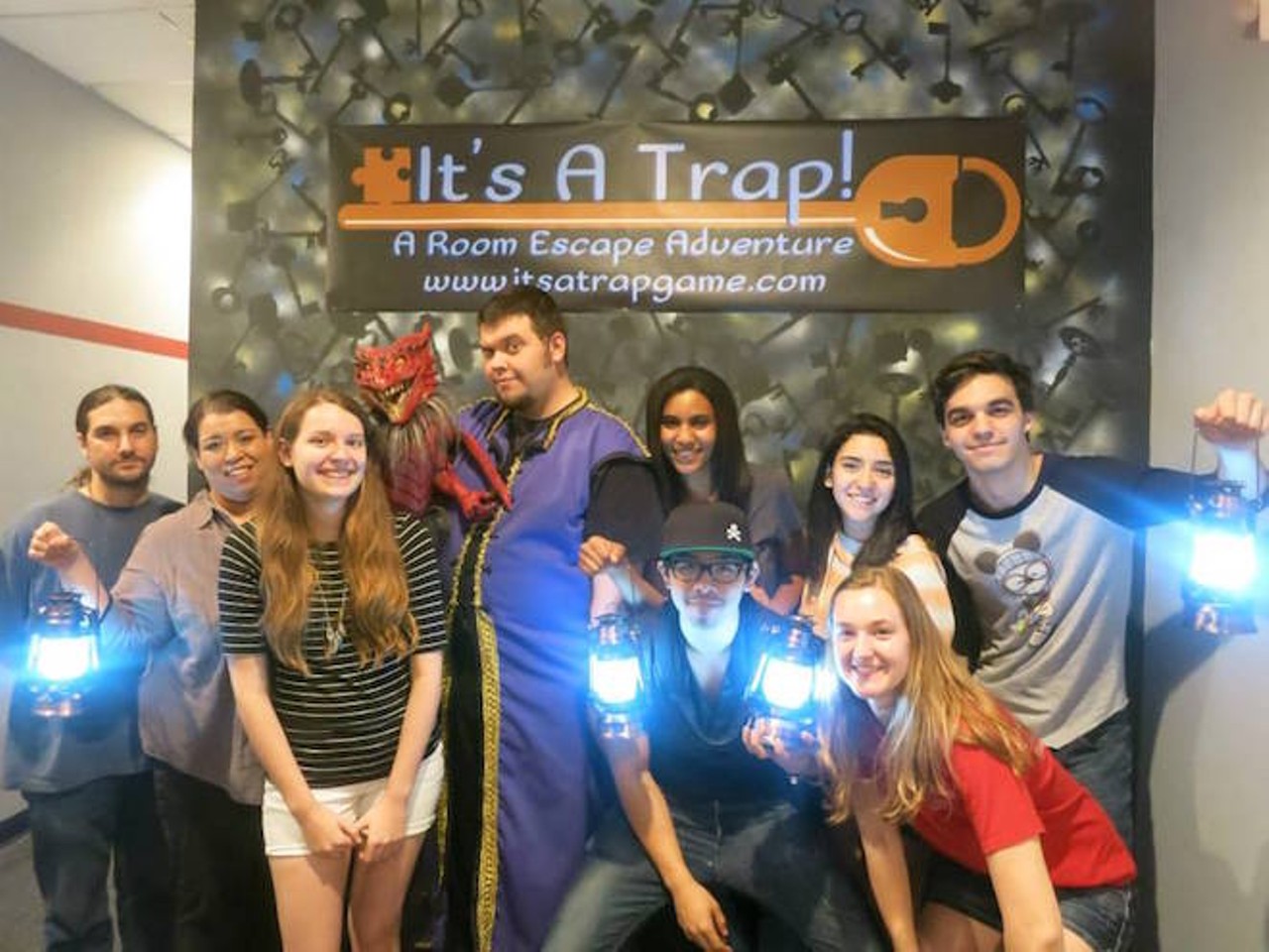 It's a Trap!6744 Aloma Ave., Winter Park, 407-960-3824, itsatrapgame.comWinter Park's It's a Trap! drops you into fantasy and science fiction-themed scenarios involving evil necromancers, trapped dragons, deadly pathogens and an incoming post-apocalyptic zombie horde. Tickets are $23 and must be booked in advance at their site.Photo via It's a Trap on Facebook