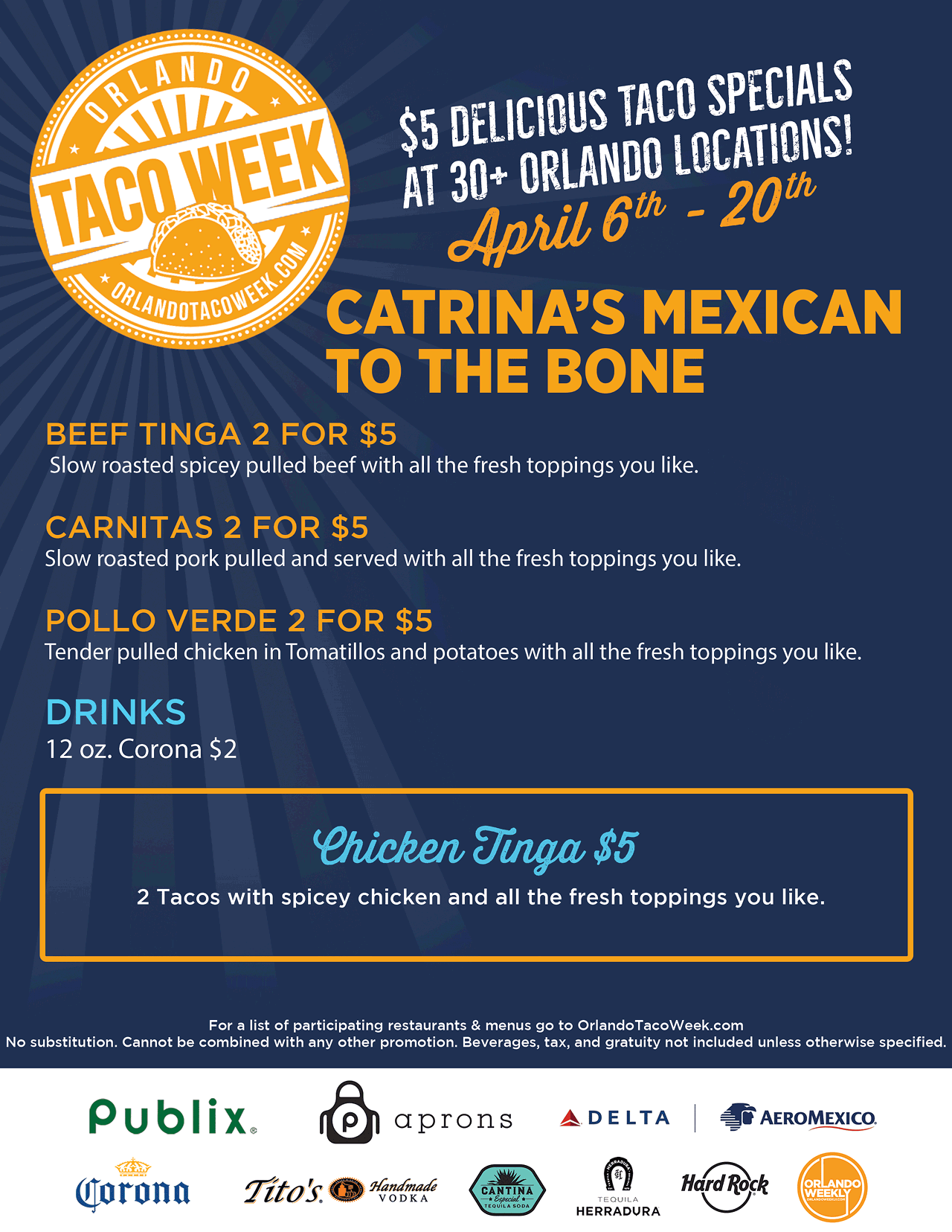 Tequila Week Specials