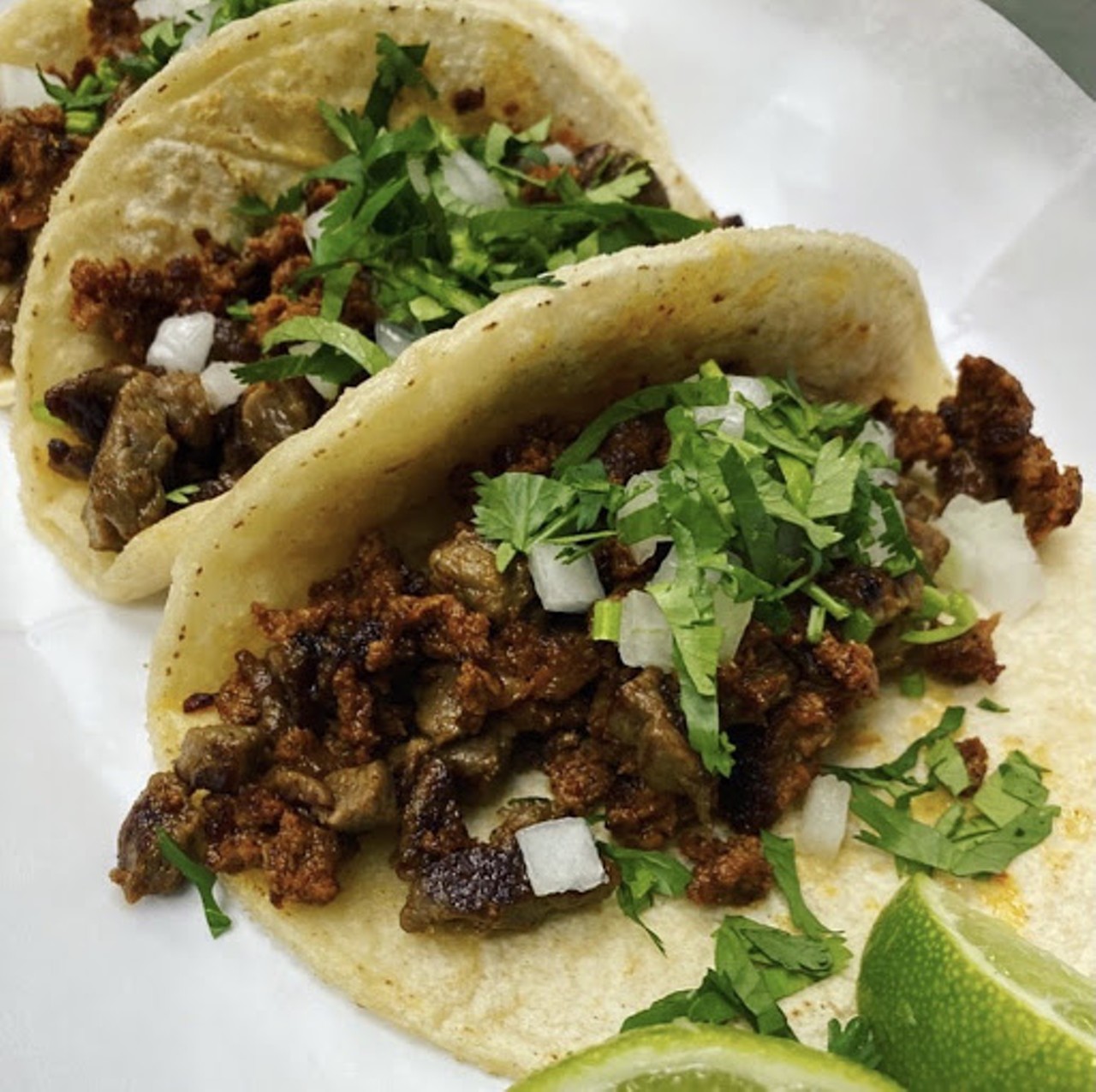 Taqueria Las Cazuelas
10360 E Colonial Dr., Ste 118
2 Tacos and a Side 
Pick any two tacos on a corn tortilla w/ cilantro and onion and side of rice/beans or street corn.
Some restaurants offering larger selection, side and drinks. Click here to see the menus.