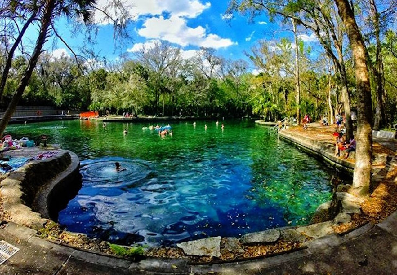 Wekiwa Springs
1800 Wekiwa Circle, Apopka | Distance: 30 minutes
People of Orlando are very familiar with the spring at the end of the grassy hill known as Wekiwa Springs, so we won&#146;t bore you with the details. It wouldn&#146;t be a proper Orlando summer without at least one day here, so get some friends assembled and pick your activity for the day: canoeing, swimming, snorkeling, general chillin&#146;.
Photo via theguineagringa/Instagram