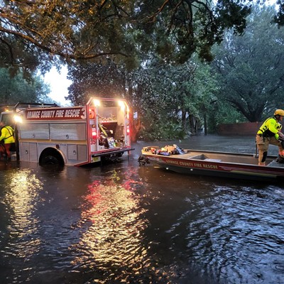 Hurricane Ian brings historic flooding to Orlando, OC Fire Rescue evacuates residents by boat