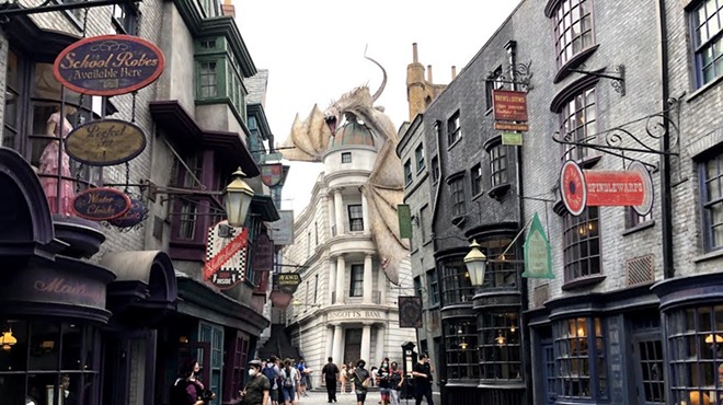 Diagon Alley on Universal Orlando’s reopening day