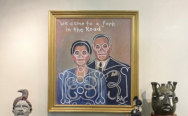 'Fork in the Road' by Butch Anthony on display in Sanford as part of 'Southern Gothic'