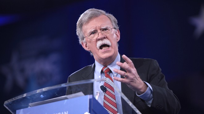 Former U.N. Ambassador John Bolton speaking at the 2016 Conservative Political Action Conference (CPAC) in National Harbor, Maryland.