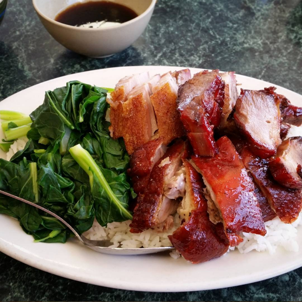 Char siu/roast duck combo appetizer from Tasty Wok
1246 E. Colonial Drive, 407-896-8988
Try both Cantonese BBQ specialties with this combo plate of both sweet-glazed roast pork (char siu) and unctuous roast duck. Just watch out for the bones; spitting them out isn&#146;t rude here.
Photo via justageekboy/Instagram