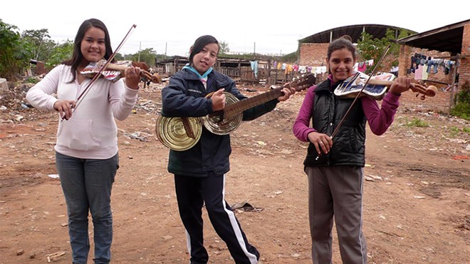 'Landfill Harmonic' screens thanks to Global Peace Film Festival this week