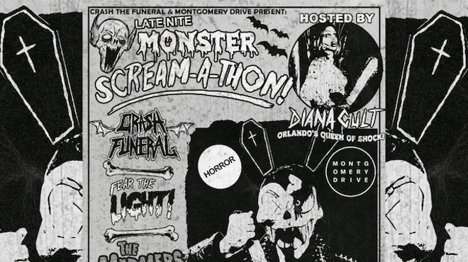 Late Night Monster Scream-A-Thon: Crash The Funeral, Fear The Light, The Mermers, Counterattack, LeLe and The Bloodspitters, Diana Cult