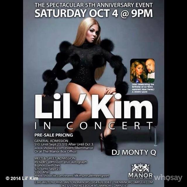 Lil' Kim stands up her gays at Manor Pride event