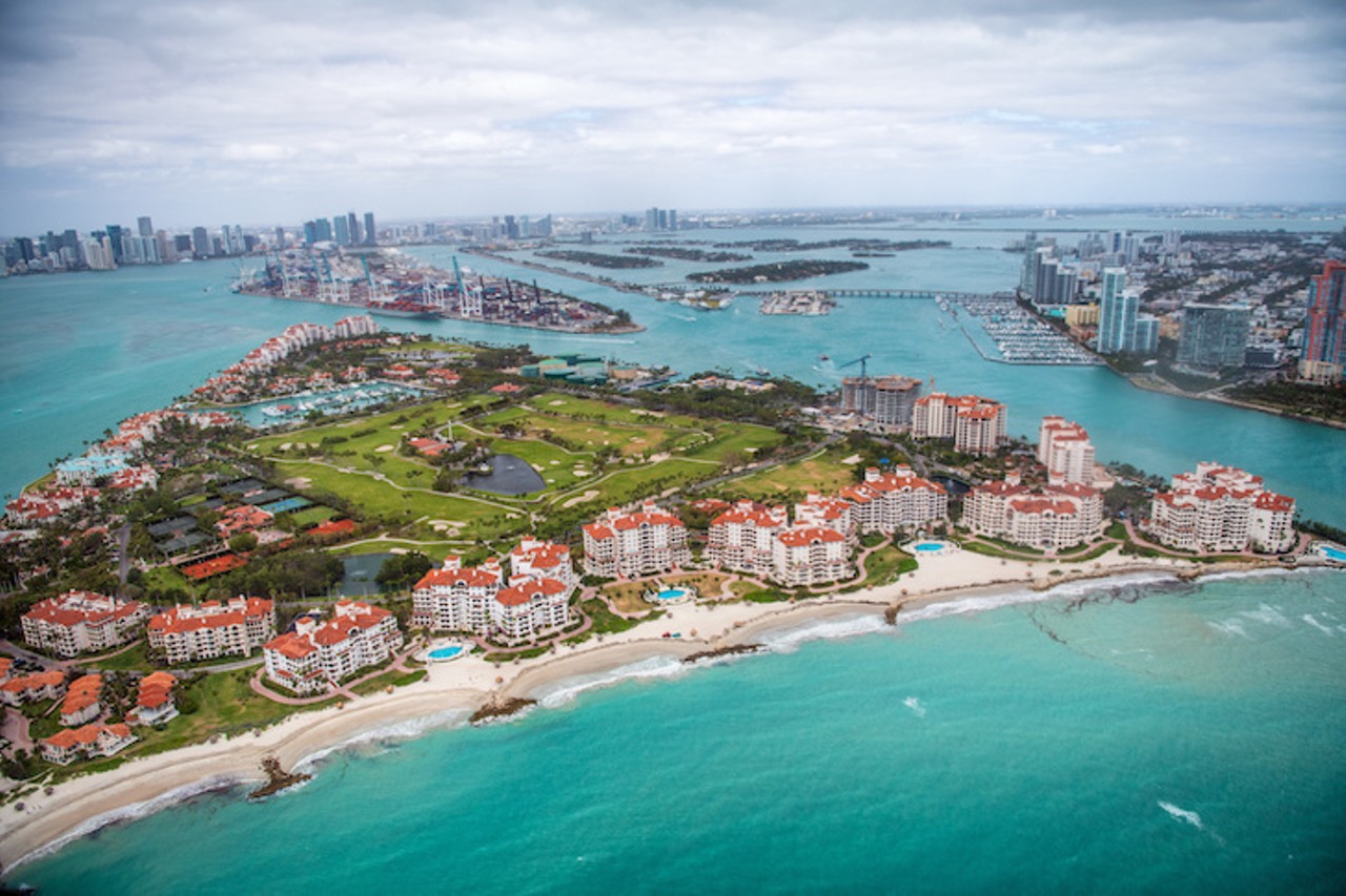 Fisher Island
If you&#146;re looking for a private island getaway, look no further than Fisher Island. Here, you&#146;ll receive world-class amenities in its secluded villas, cottages and suites. With a private beach, sporting areas and a marina, you won&#146;t ever need to go into the city (but if you did it&#146;s just a short ferry ride to Miami).
Photo via Adobe Stock