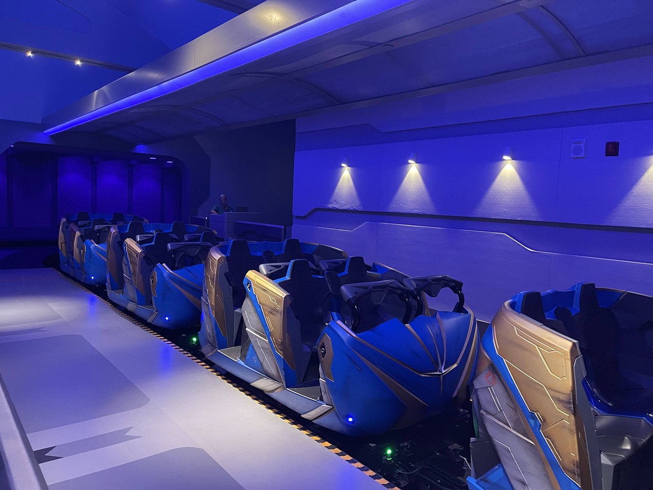Look inside the recently opened Guardians of the Galaxy: Cosmic Rewind ride at Epcot