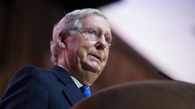 Mitch McConnell and the GOP represent less than 45 percent of the country. Yet he controls the Dems' agenda
