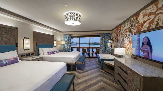 An updated Moana-themed room at Disney’s Polynesian Village Resort at Walt Disney World