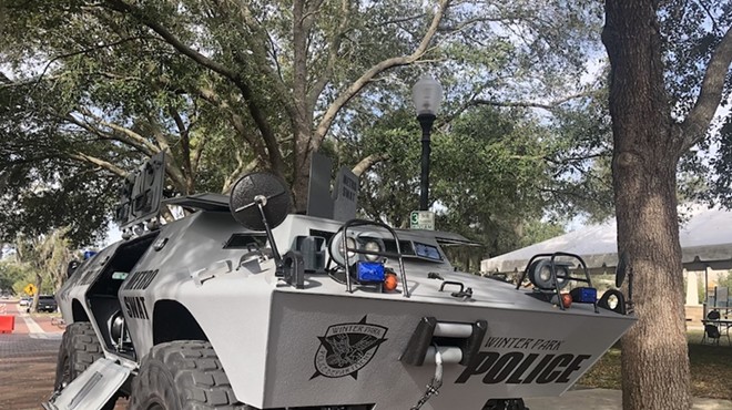 Is it really necessary for the Winter Park Police Department to own an armored personnel carrier?