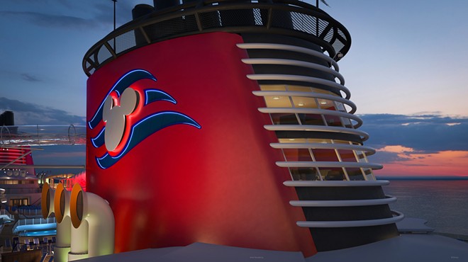 An exterior view of the Wish Tower Suite on the upcoming Disney Wish cruise ship.