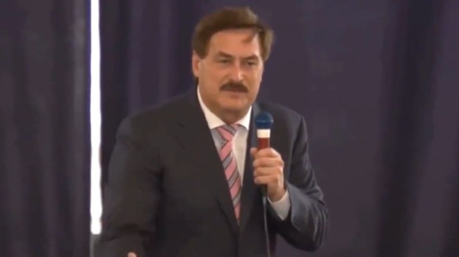 MyPillow Guy Mike Lindell says ‘cyber guys’ will make sure Trump is president by this fall during Tampa rally