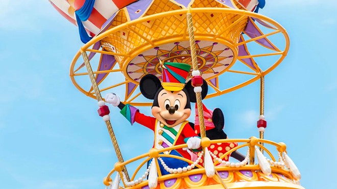 Mickey Mouse in the Festival of Fantasy Parade at the Magic Kingdom