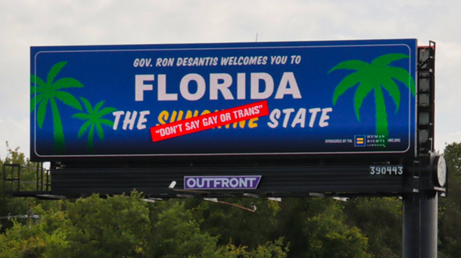 New Orlando billboards welcome tourists to 'Don't Say Gay' state