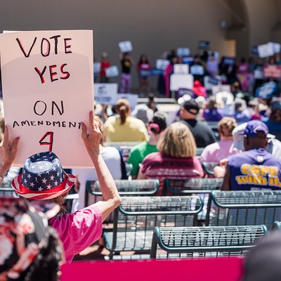 The Yes on 4 rally and March at Lake Eola Park