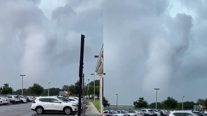 NSBPD shared video of a possible tornado on Monday.