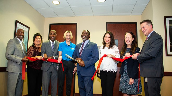 Orange County Mayor Jerry Demings, county commissioners, and county staff celebrated the launch of the Office of Tenant Services on March 1, 2023.